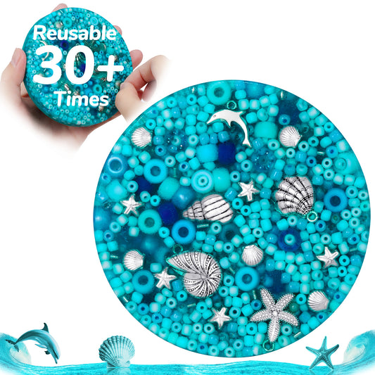 Reusable Picky Fidget Pad over 30 Times, Skin Picking Fidget Toys, Reusable Picking Pad, Remeltable Big Pick Party Pad, Dermatillomania Fidget Toys for Anxiety, Relief Stress, Gift for Kids Adults