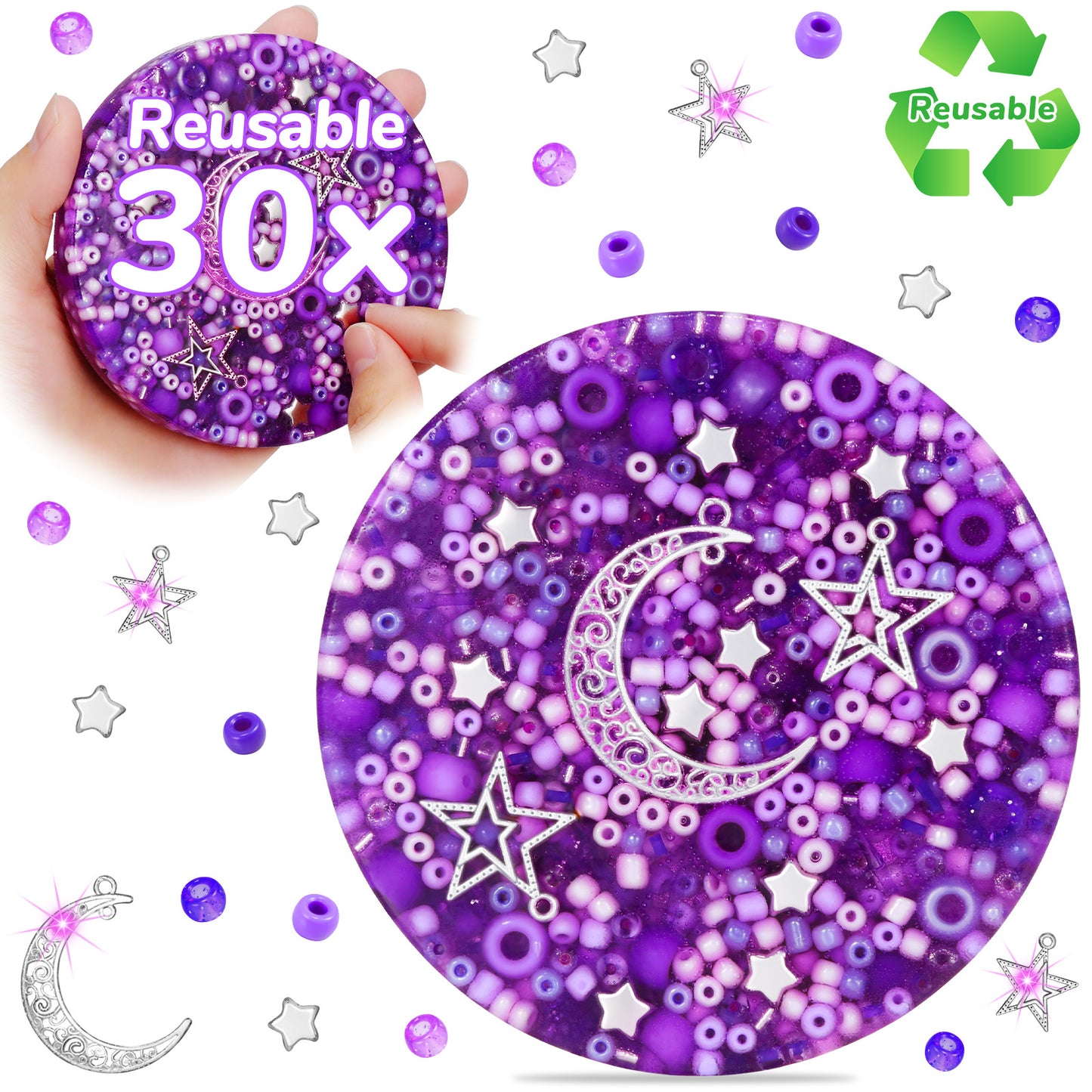 Reusable Picky Fidget Pad, Skin Picking Fidget Toys, Remeltable Picking Pad, Sensory Pick Pad, Valentine Gift for Adults with Anxiety, ADHD, Trichotillomania or Dermatillomania