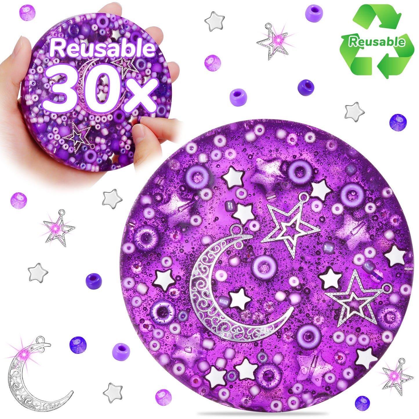 Reusable Picky Fidget Pad, Skin Picking Fidget Toys, Remeltable Picking Pad, Sensory Pick Pad, Valentine Gift for Adults with Anxiety, ADHD, Trichotillomania or Dermatillomania