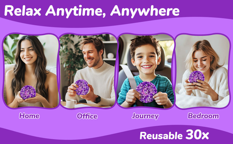 Reusable Picky Fidget Pad, Skin Picking Fidget Toys, Remeltable Picking Pad, Sensory Pick Pad, Valentine Gift for Adults with Anxiety, ADHD, Trichotillomania or Dermatillomania